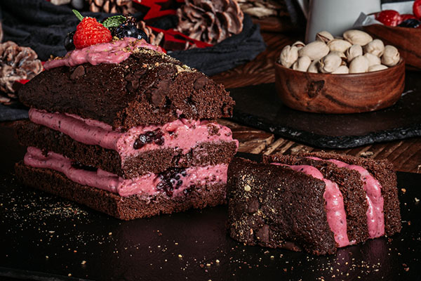 Pastel Navideño (Bizcocho chocolate)