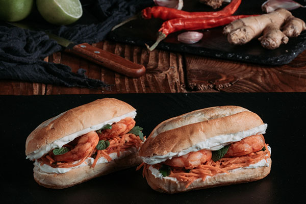 Brioche de gambas